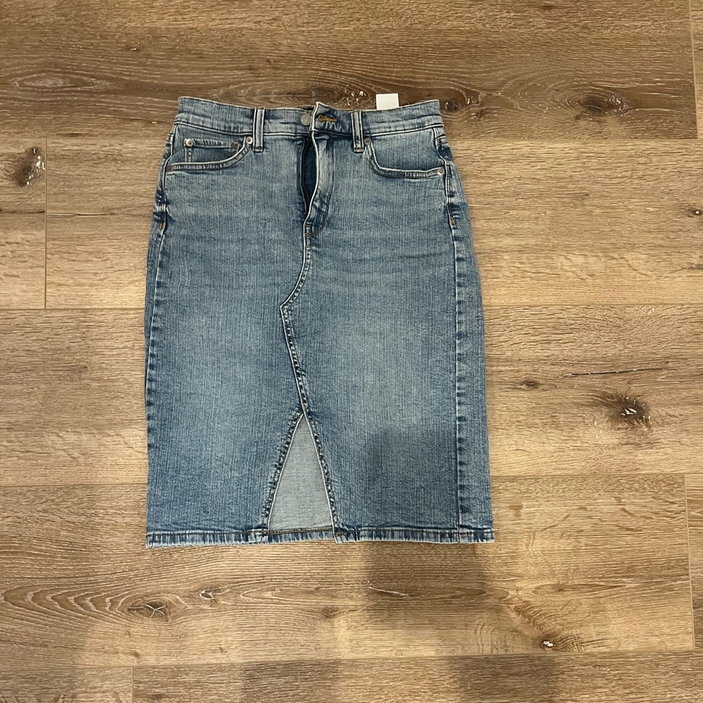 Banana Republic denim skirt with slit